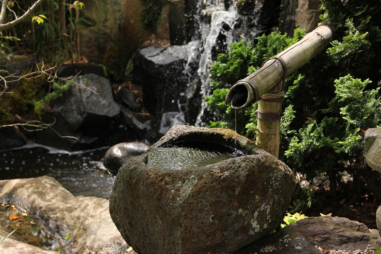 Japanese garden, water feature, timelessness — Aluminum Hypophosphite and Calcium Hypophosphite Manufacturers: Sourcing and C